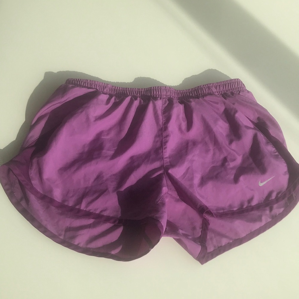Nike purple running shorts